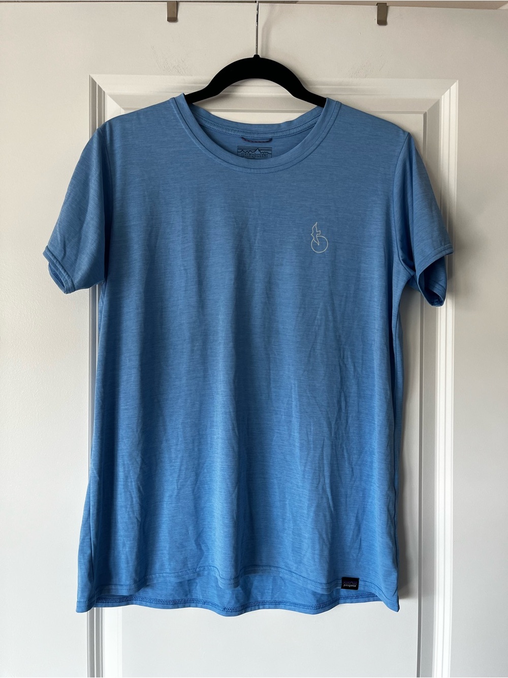 Patagonia Light Blue Short Sleeve Crew Tee